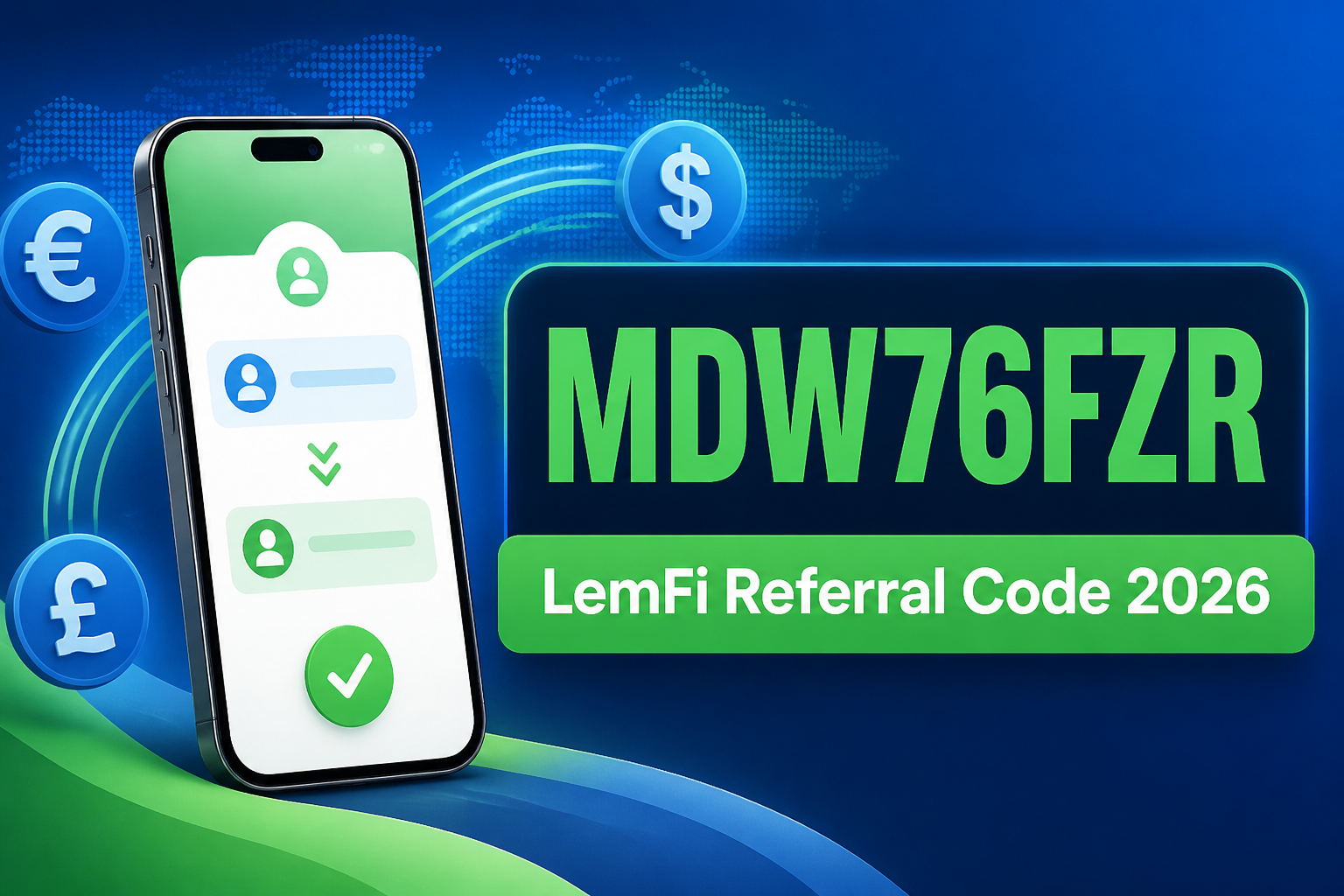 LemFi Referral Code 2026: Use MDW76FZR for a €20/£20/$20 Bonus