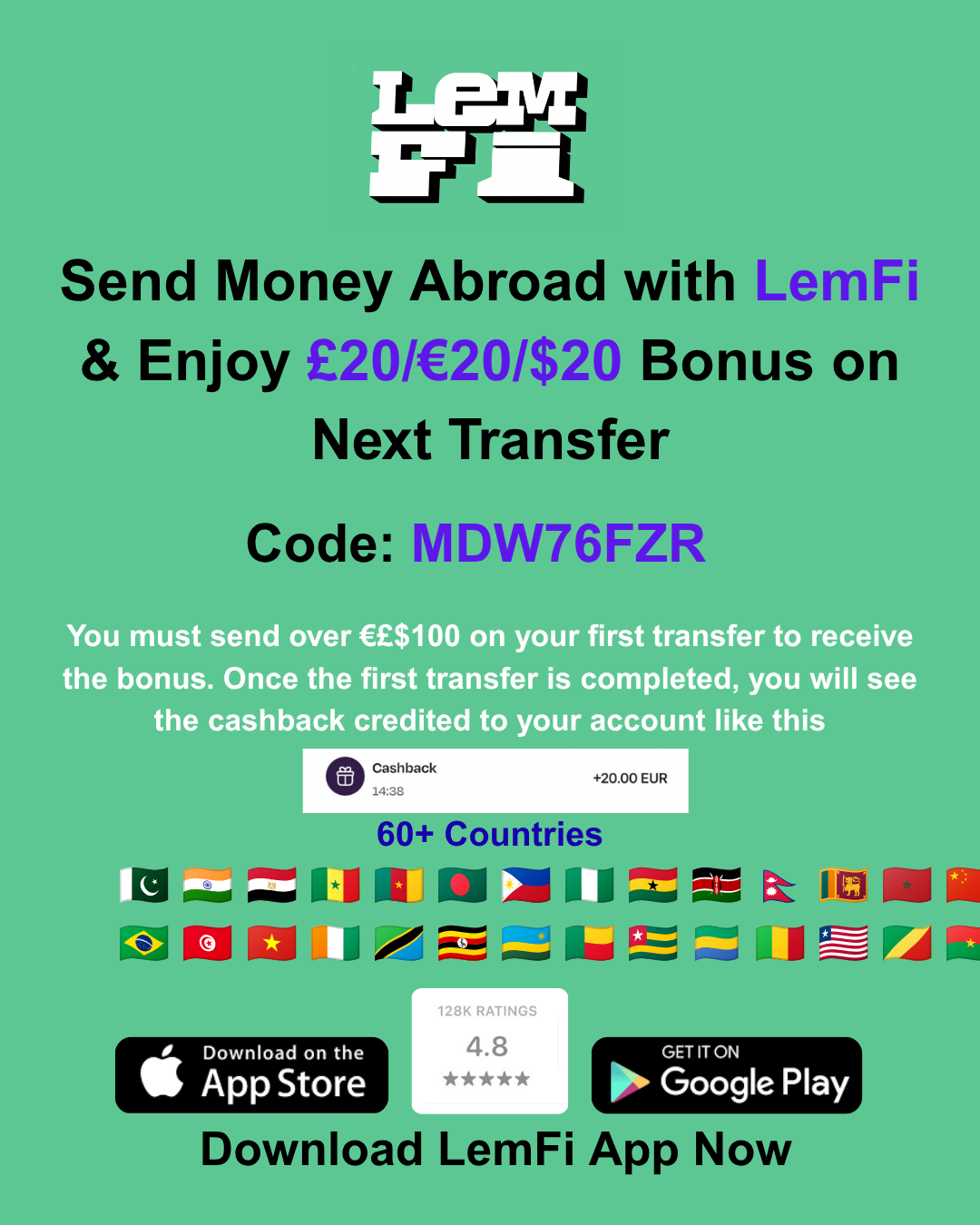 LemFi Referral Bonus: Use Code MDW76FZR for a 2026 Transfer Bonus
